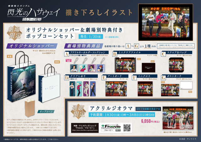 『機動戦士ガンダム 閃光のハサウェイ キルケーの魔女』描き下ろしイラスト商品