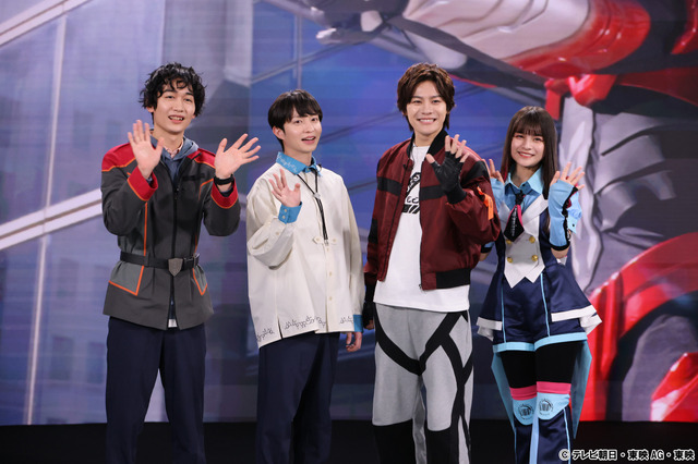 『超宇宙刑事ギャバン インフィニティ』多元地球Α0073(アルファ )【左から、安田啓人・松永有紘・長田光平・有坂心花】