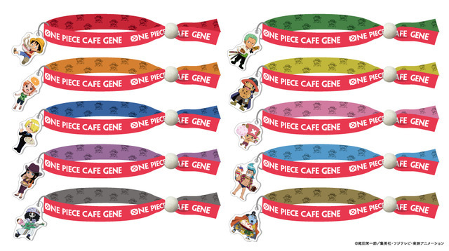 予約特典ノベルティ“ONEPIECE CAFE GENE バンド（チャーム付き）“