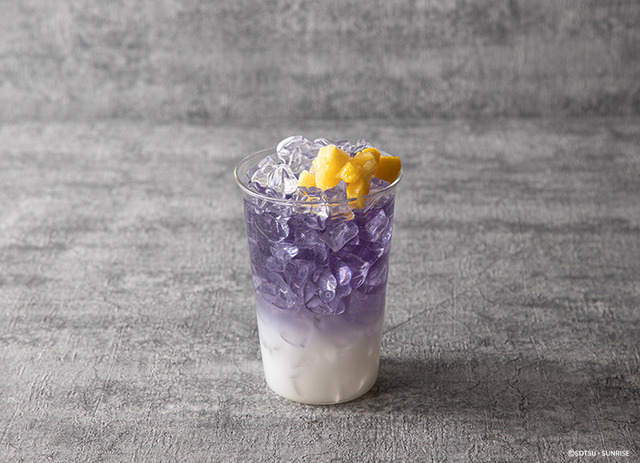 「機動戦士ガンダム 閃光のハサウェイ キルケーの魔女 カフェ」レーン：バイオレットホワイトドリンク