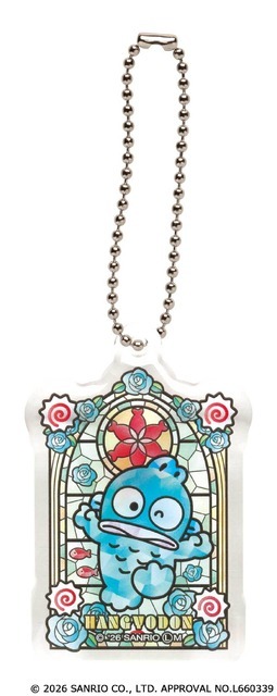 サンリオキャラクターズ　ステンドグラス風アクリルキーチェーン