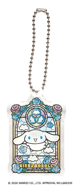 サンリオキャラクターズ　ステンドグラス風アクリルキーチェーン