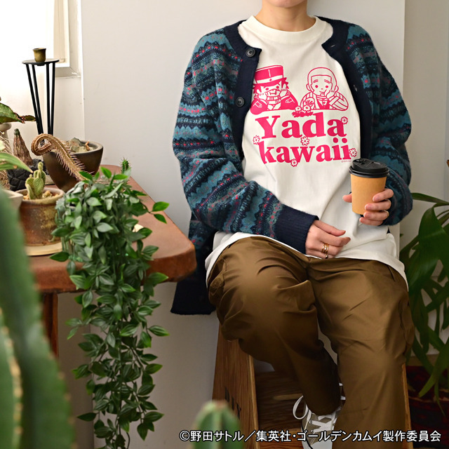 TVアニメ『ゴールデンカムイ』クルーネックTシャツA（杉元佐一・白石由竹）