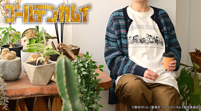 TVアニメ『ゴールデンカムイ』クルーネックTシャツC（集合）