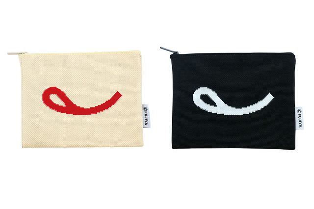 「〔非売品〕オリジナルニットポーチ（スマイルマーク）」＜全2種＞