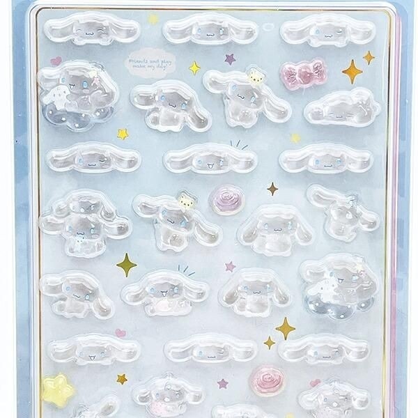 サンリオの透明感あるボンボンドロップシール