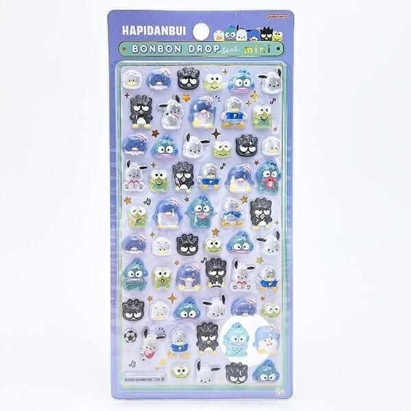 サンリオの透明感あるボンボンドロップシール