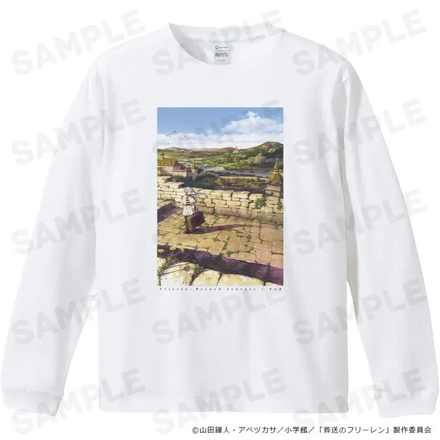 リブ付ロングスリーブTシャツ