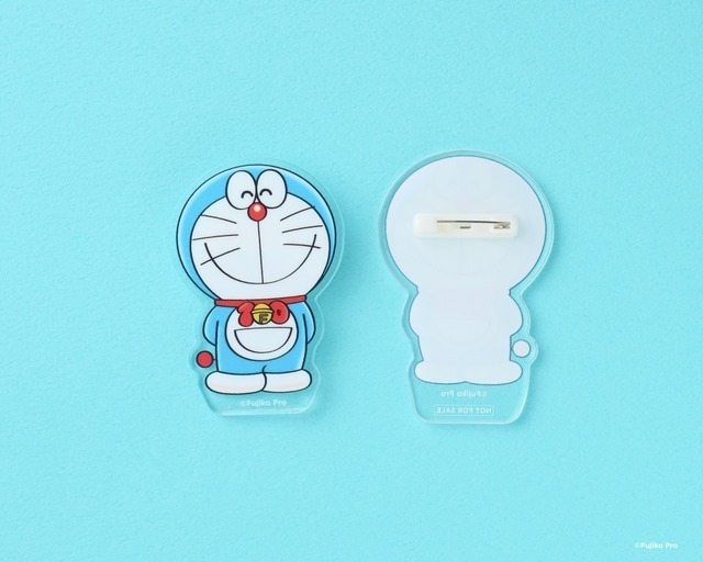「100％ドラえもん＆フレンズin東京」非売品アクリルピン（全9種・ランダム配布）