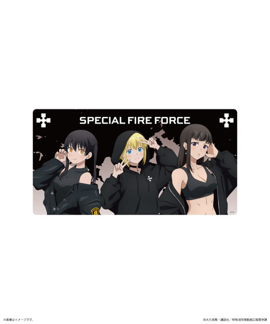 TVアニメ『炎炎ノ消防隊 参ノ章』BLACK COLLECTION by ZOZOTOWN ラバーマット