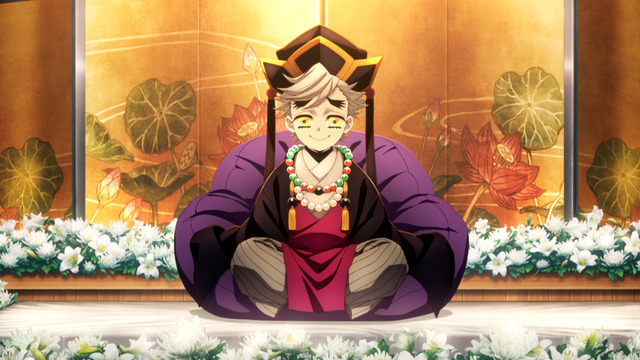 『劇場版「鬼滅の刃」無限城編 第一章 猗窩座再来』キャラクターCM［童磨］場面カット