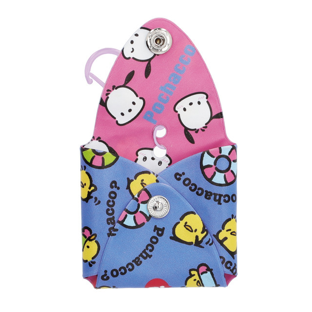 「サンリオキャラクターズ み～つけた！ミニスクエアケースキーホルダー」ポチャッコ