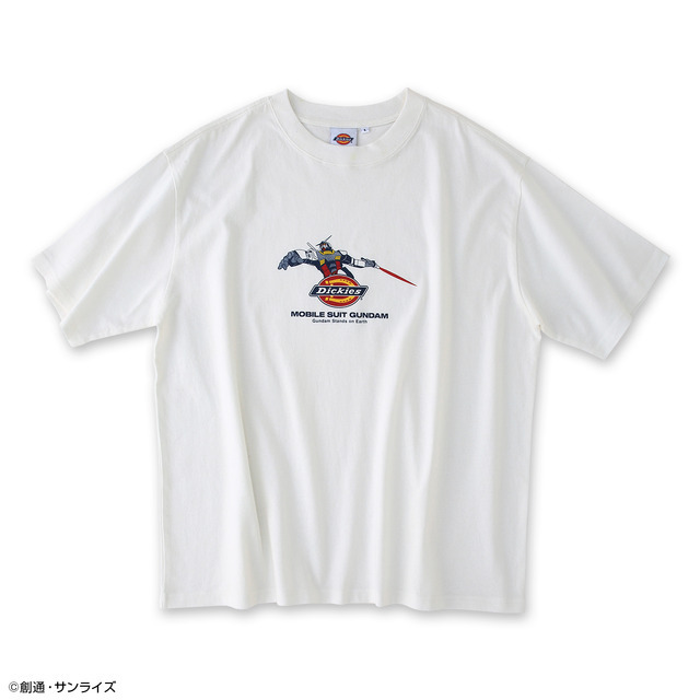 STRICT-G Dickies『機動戦士ガンダム』TシャツB ホワイト