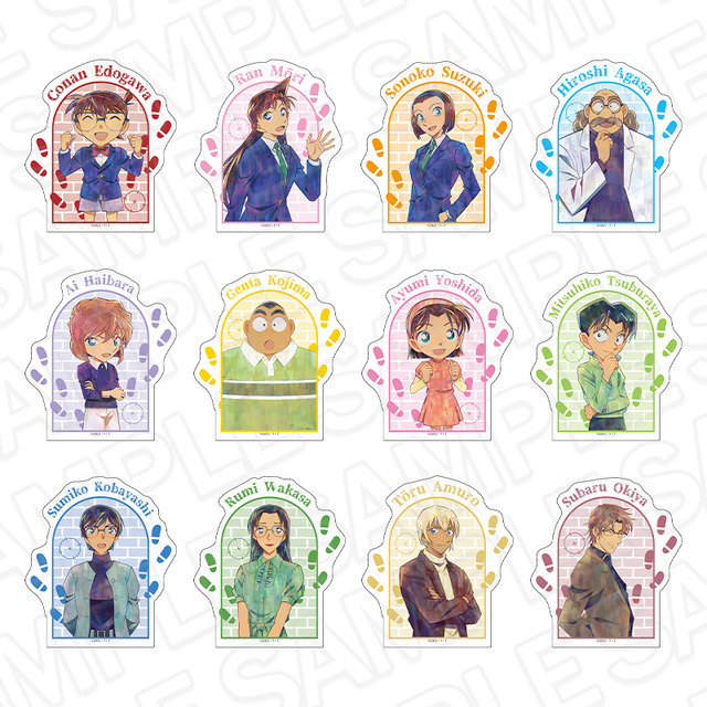 アニメ『名探偵コナン』ダイカットステッカー PALE TONE series　vol.6（全12種）