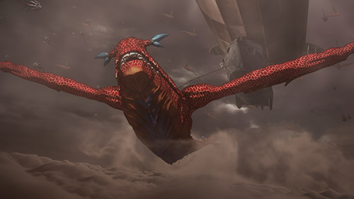 さまざまな種類の龍が入り乱れる壮絶な光景を前に、クィン・ザザ号の船員たちは――TVアニメ『空挺ドラゴンズ』第12話のあらすじ＆場面カットを紹介