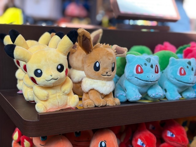 ぬいぐるみも種類がたくさん