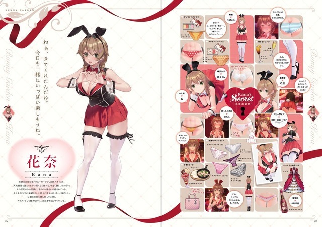 『バニーガーデン＆へべれけ ばにーがーでん 公式ビジュアルファンブック』※サンプル画像は制作中のものです。