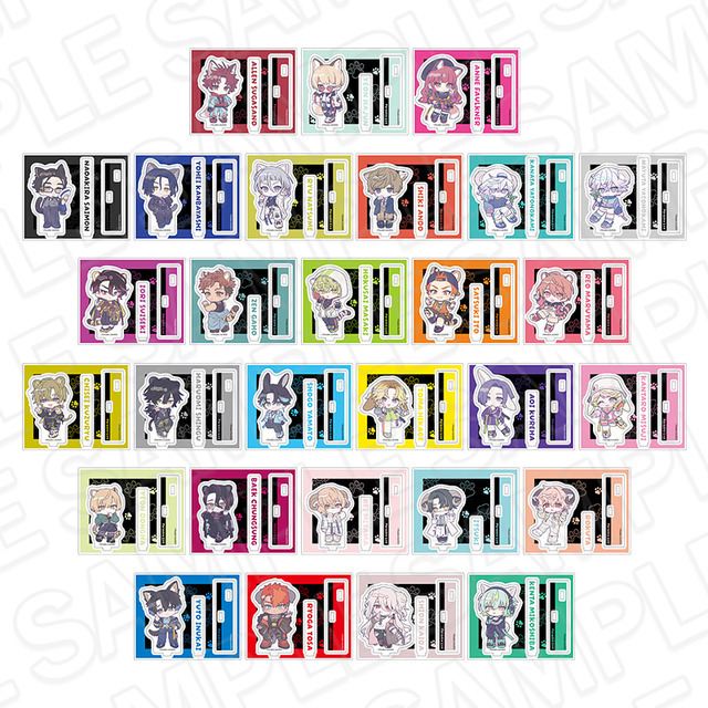 アクリルスタンド価格：各1,320円（税込）種類数：全29種