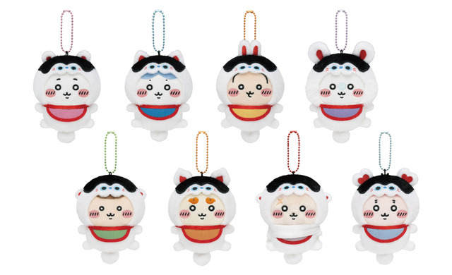 川越限定 犬張り子になっちゃったマスコット　各1,980円(税込)