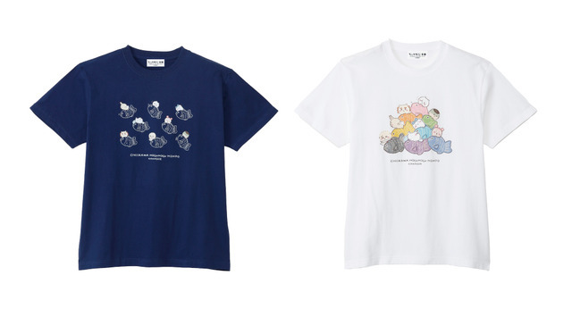川越限定 Tシャツ(鯛だらけ・つみつみ) M/L/XL　3,190円(税込)