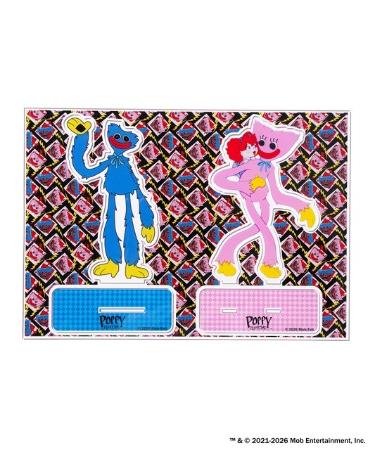 Poppy Playtime × ZOZOTOWN Big Acrylicstand（Haggy＆Kissy with Poppy）