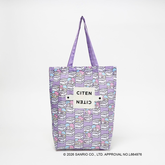 サンリオキャラクターズ×CITEN「トートバッグ」リトルツインスターズ（キキ＆ララ）