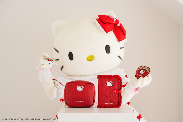 ファミリーマート限定「Maison de FLEUR × HELLO KITTY」アイテム各種