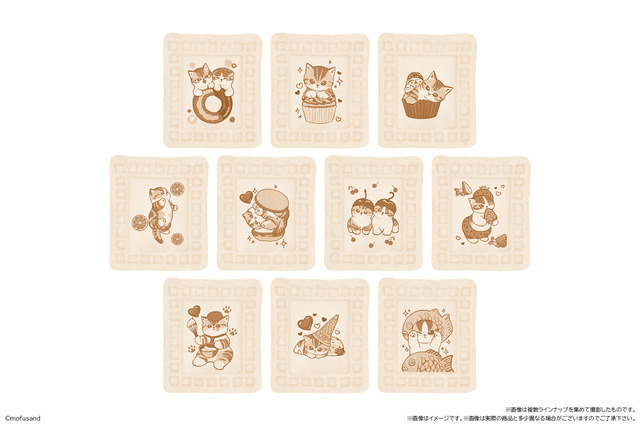 mofusand わっふれ～む_ワッフルデザイン
