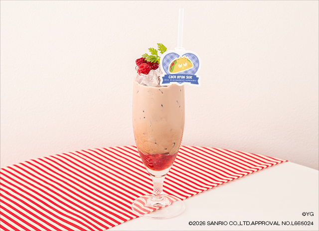 TREASURE×HAPIDANBUI CAFE「チョコベリーアイスミルク」