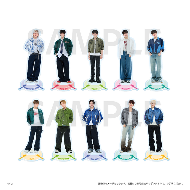 TREASURE×HAPIDANBUI CAFE「アクリルスタンド」全10種