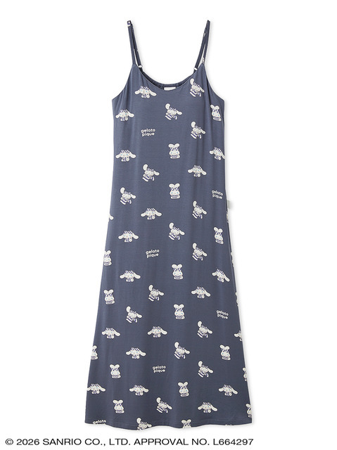 【LADIES】総柄キャミソールワンピース