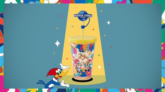 25周年アニバーサリー・ドリンクカップ 販売場所：スタジオ・スターズ・レストランなど 販売開始：2026年3月3日（火）～