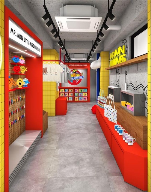 「MR. MEN LITTLE MISS MARKET 原宿店」が2026年2月13日にオープン　店舗イメージ