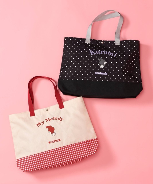CHEER me ONコレクション「マイメロディ＆クロミ　横長トート」