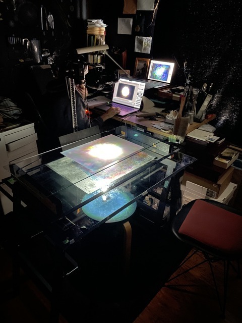 『花緑青が明ける日に』メイキング写真