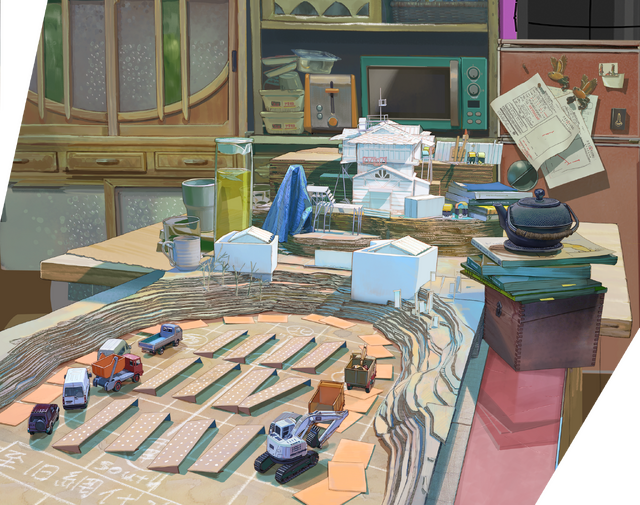 『花緑青が明ける日に』メイキング写真