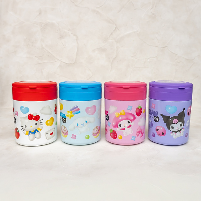 「折りたたみハンドル付き保温・保冷デリカポット」