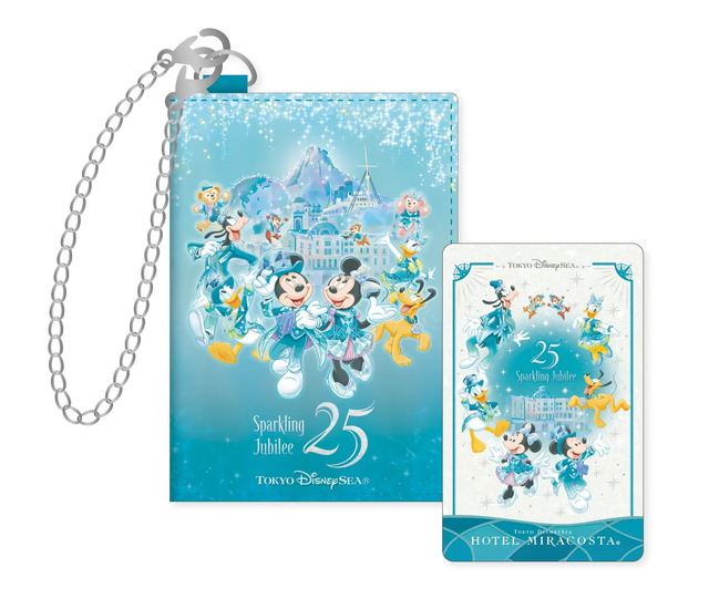 東京ディズニーシー25 周年“スパークリング・ジュビリー” 東京ディズニーシー・ホテルミラコスタ カードキー＆キーケース