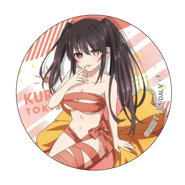 くじQ「TVアニメ『デート・ア・ライブV』～プレゼント・フォー・ユー～」G賞：缶バッジコレクション（ノーマル6種、レア6種）