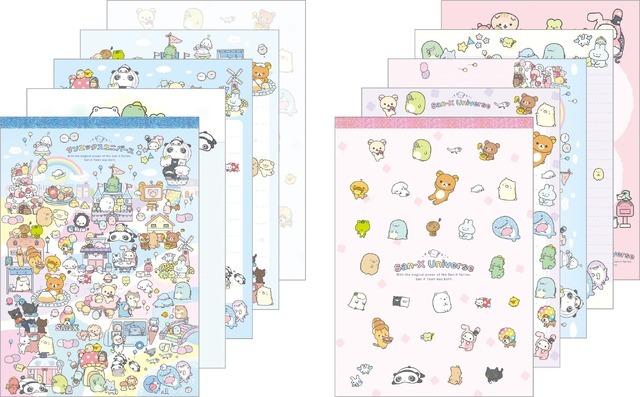 メモパッド（各385円※税込）：本文４種丁合