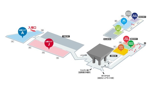 「AnimeJapan 2026」会場マップ