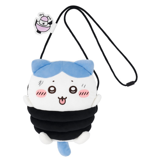 「ハチワレだらけくじ」C賞：ぬいぐるみポシェット