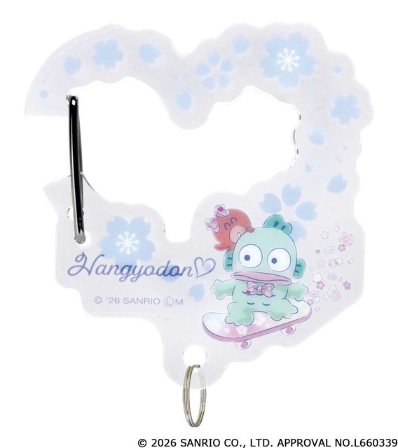サンリオキャラクターズ　さくらマジックアクリルカラビナ_ハンギョドン