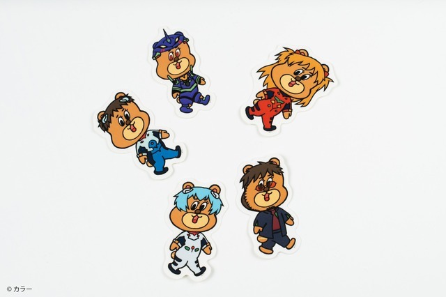 描き下ろしデザインのステッカー（全5種）