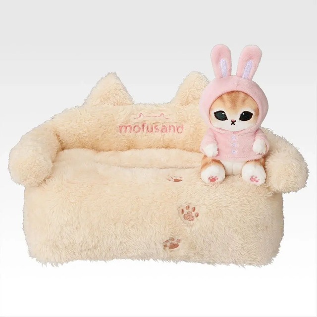 ラストワン賞 くつろぎにゃんこのソファ型ティッシュケース