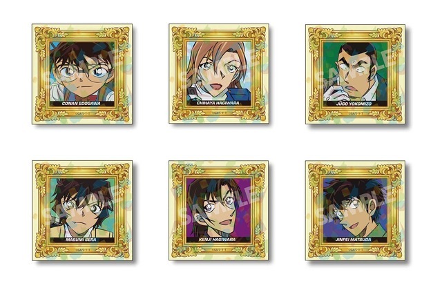 TVアニメ『名探偵コナン』新規描き下ろしイラストグッズ「ホログラムステッカー」全8種