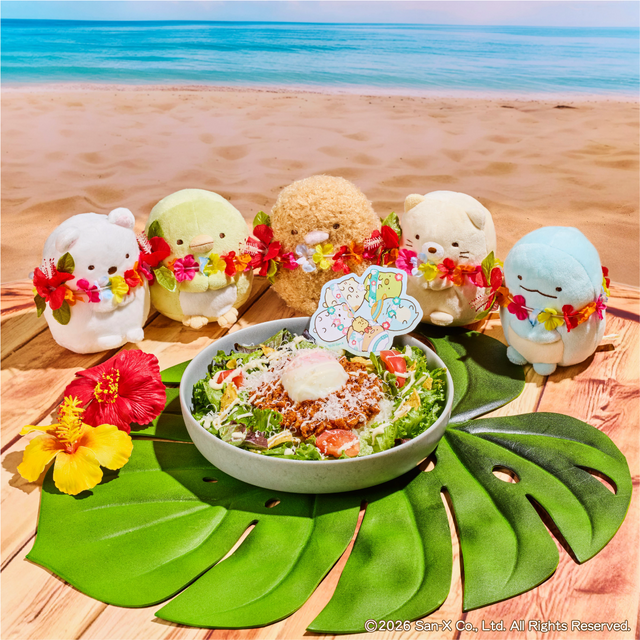 「すみっコぐらし×アロハテーブル」すみっコぐらしのキッズタコライス（イメージ）