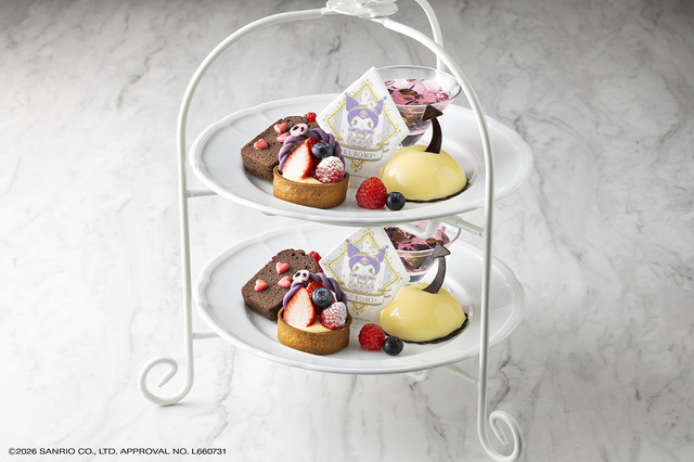 「クロミデザートプレート」ご提供イメージ（画像は2名様分）