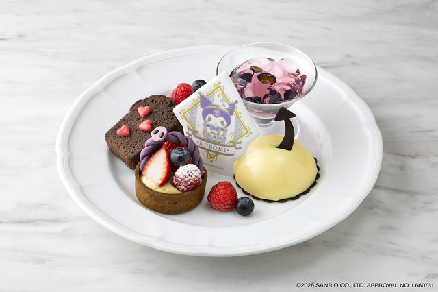 「クロミデザートプレート」イメージ（画像は1名様分）