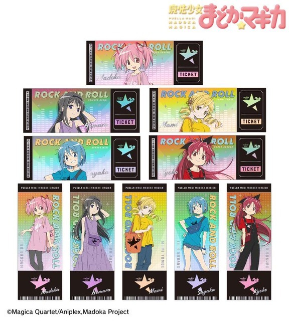 rockin'starコラボ 描き下ろし トレーディングホログラムチケット風カード